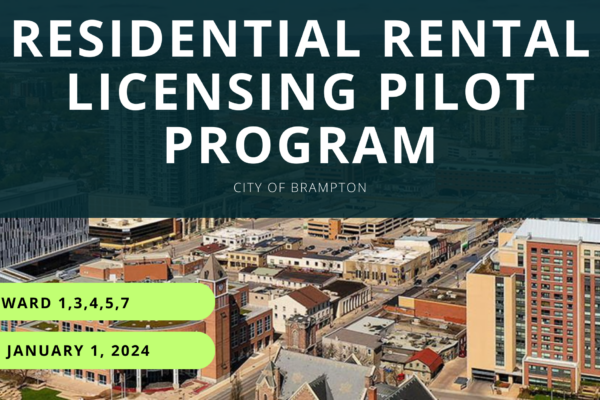 Brampton Residential Rental Licensing Pilot Program