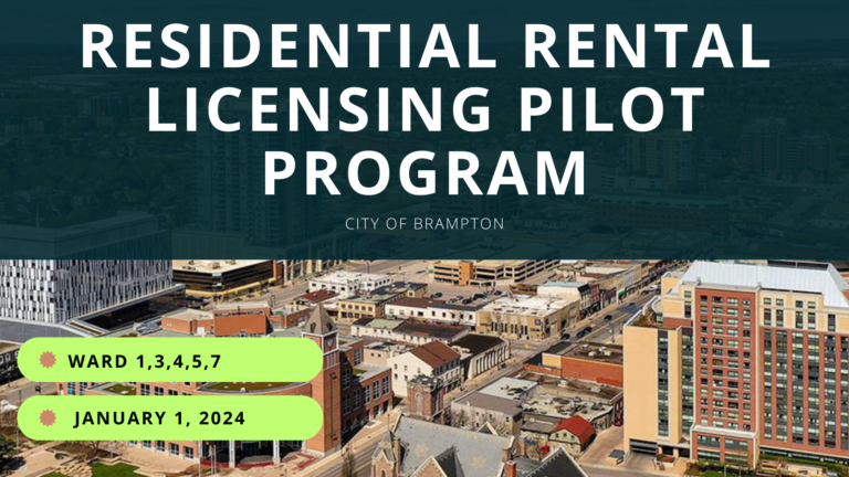 Brampton Residential Rental Licensing Pilot Program